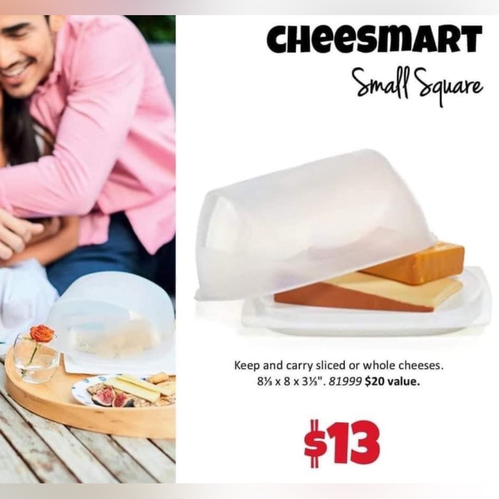 NEW! TUPPERWARE CHEESESMART SQUARE